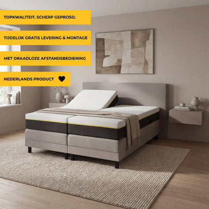 DreamFlex Set Boxspring -  Elektrisch verstelbaar